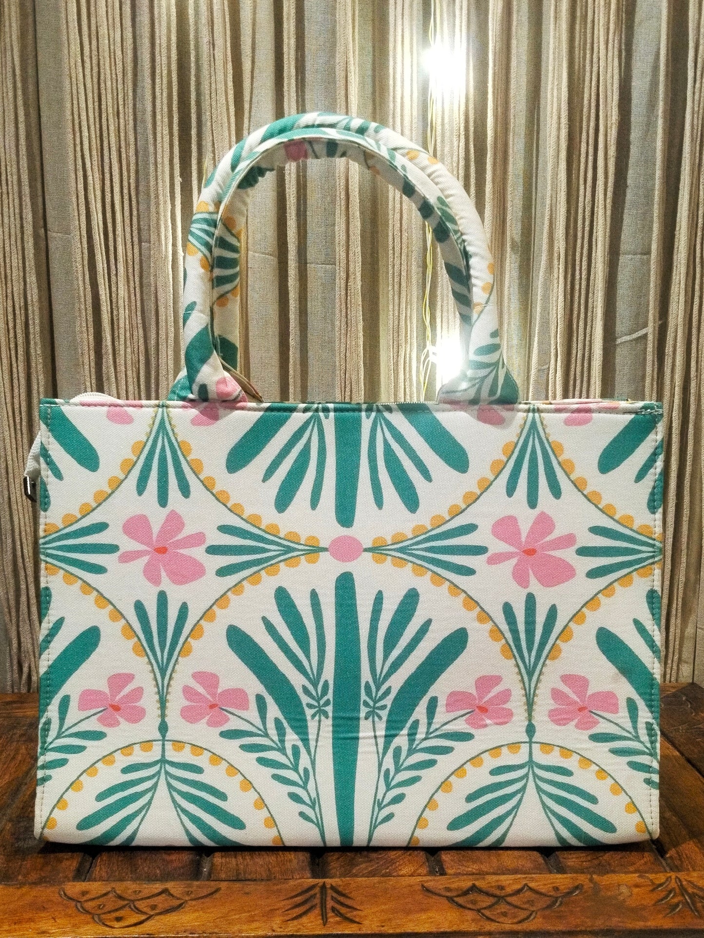 Ira Laptop Bag | Sustainable Handcrafted Cotton Tote for Work & Travel