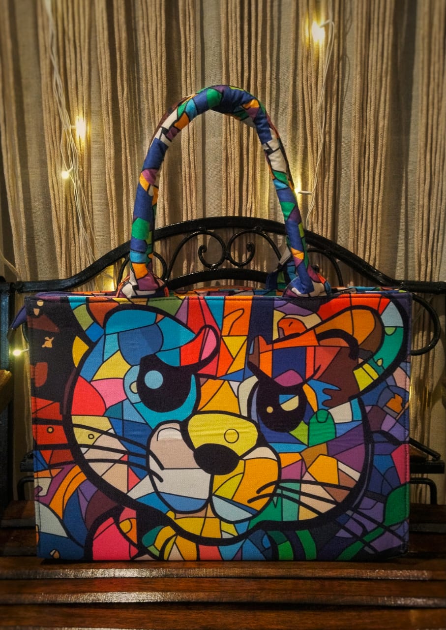 Nakhra | Colorful Bear Aesthetic Laptop Bag