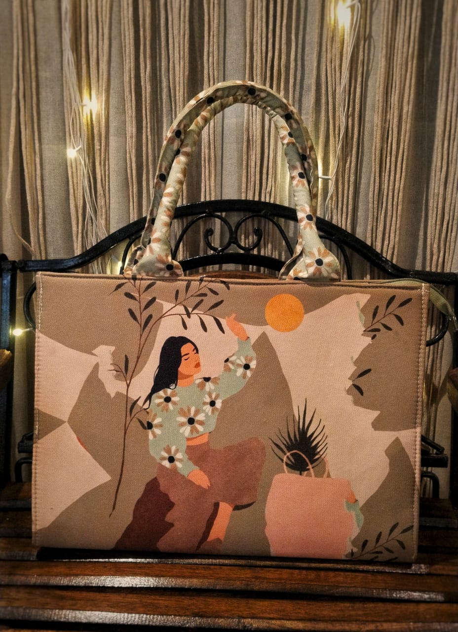 Noorani | Boho Laptop Tote for Women