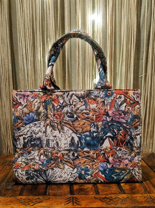 Dhara Laptop Tote | Handmade Sustainable Laptop Bag for Women
