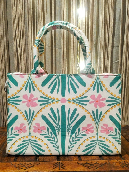 Ira Laptop Bag | Sustainable Handcrafted Cotton Tote for Work & Travel