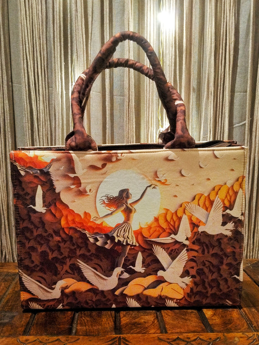 Udaan Laptop Bag | Sustainable Handcrafted Tote (fits 15.6")