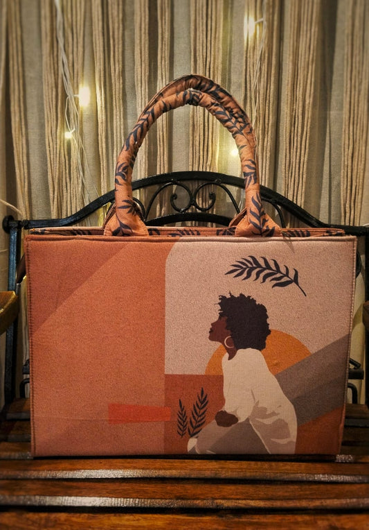 Intezaar | Aesthetic Laptop Tote Bag