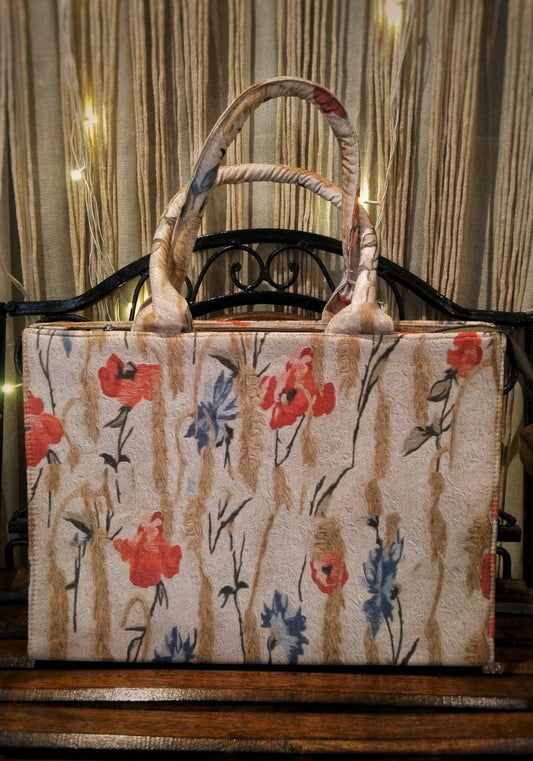 Gulrukh – Floral Laptop Tote Bag